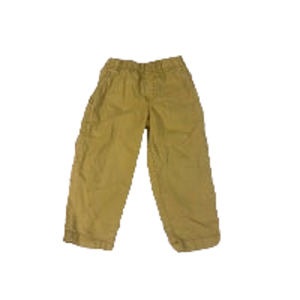 Carters Beige Elastic Waist Pull Up Khaki Casual Dress Pants Toddler Boy Sz 2T